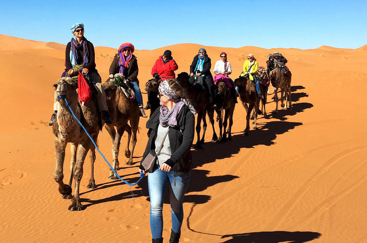 Marokko Kameltrekking Frauenreise