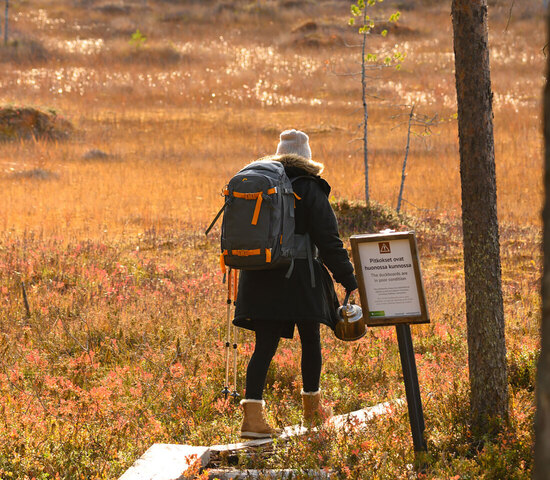 Frauenwandern im Herbst in Lappland; Bild: Finnspirit Frauenwandern im Herbst in Lappland; Bild: Finnspirit